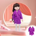 thumbnail image 1 of Iumwxz 18 Inch Winter Doll Cotton Velvet Vests Jacket Denim Jacket Three Piece Set Jumpsuit Reborn Doll Universal Clothing Accessories home decor christmas clearance outdoors indoor, 1 of 5