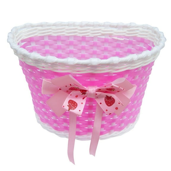 Iumwxz 1pcs Kids Boys Girls Front Bowknot Basket Children Bicycle Shopping Stabilizers Christmas Decorations Home Decor Christmas Gifts Christmas Gift