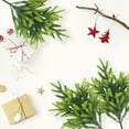 thumbnail image 1 of Iumwxz 2pcs Artificial Needles Branches Christmas Stems Green Plants Fake Sprigs Faux Leaves Picks Crafts Sprays for Xmas Tree Wreaths home decor christmas clearance outdoors, 1 of 4