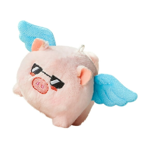 Iumwxz 50% off Clear Angel Pig Little Flying Pig Pull Rope Toy Pendant Doll Wagging Tail Will Angel Pig Doll Little Cute Pig Doll Toys Christmas home decor christmas clearance outdoors indoor