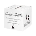 thumbnail image 1 of Iumwxz 50 Diaper Coupon with Box Baby Bath Game Invitation Diaper Card Gender Reveal Baby Bath Party Decorative Table Center Raffle Box home decor christmas outdoors Indoor, 1 of 5