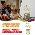 thumbnail image 1 of Iumwxz 50% off Clear Thermal Rotating Candle Revolving Lantern Dream Decoration Candle Valentine'S Day Gifts for Her and Him, 1 of 4