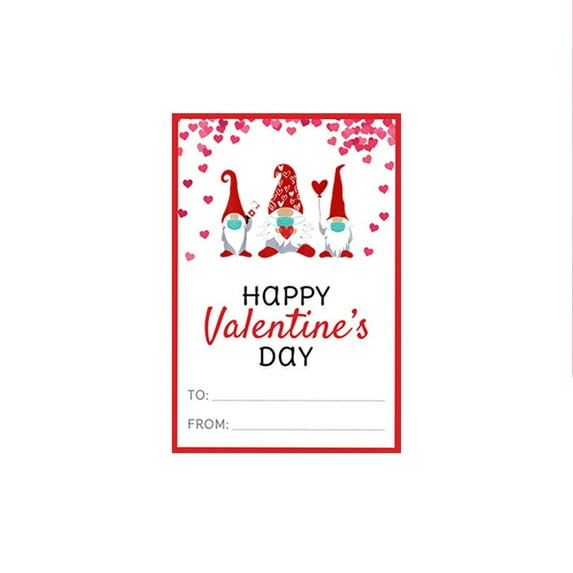 Iumwxz 50% off Clear Valentines Day Cards for Kids Valentine Party School Classroom Exchange Card Valentine'S Day Gifts for Her and Him