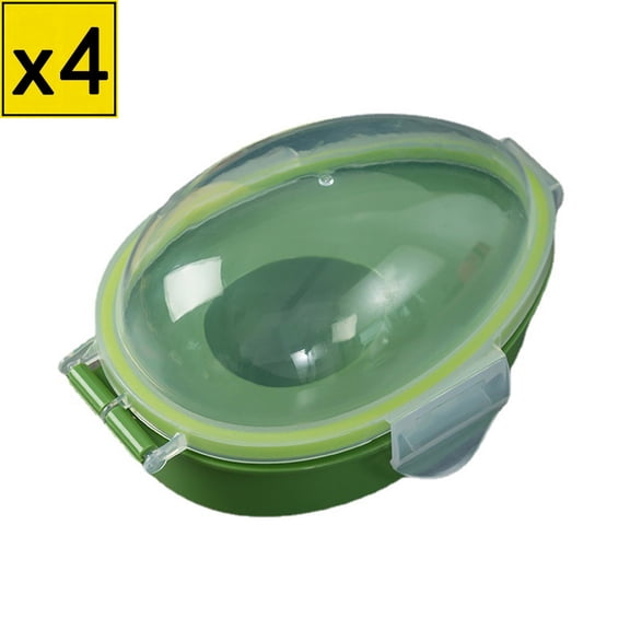 Iumwxz Aguacate Cooler, Reusable Sealed Container for Fruit Storage, Airtight Food Storage Container with Silicone Seal to Keep Aguacate Fresh, Made of PP Material, Easy to Clean