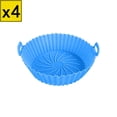 thumbnail image 1 of Iumwxz Air Fryer Silicone Baking Mat, 7.1 Inch Round Non Stick Oven Accessory with Foldable Design for Easy Storage, Dishwasher Safe and Heat Resistant Up to 450°F, 1 of 7