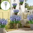 thumbnail image 1 of Iumwxz Artificial Lavender Stems Set of 9 Dark Blue Faux Flowers 42cm 16.54in Plastic Spring Grass Wedding Scenery Decor for Living Room Dining Table Centerpiece Outdoor Patio, 1 of 6