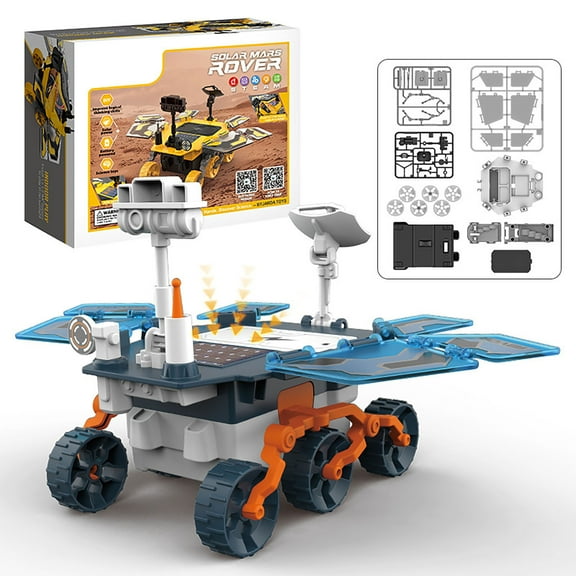 Iumwxz Assembled Solar Rover Model Science and Education Experiment Manual Self-Assembled Toys Toys Christmas Gifts home decor christmas clearance outdoors
