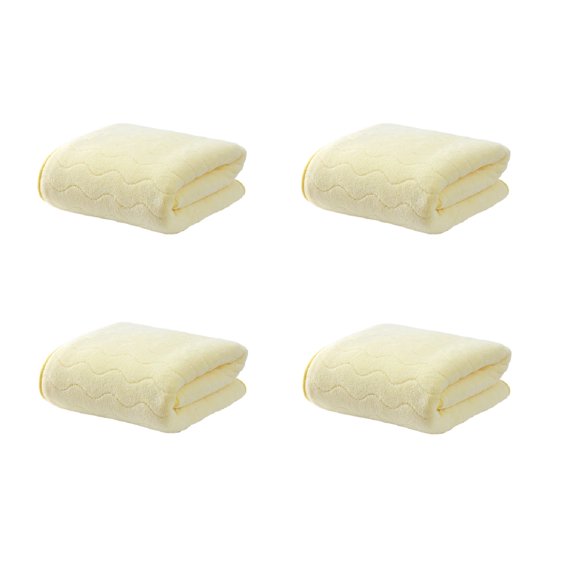 Iumwxz Bath Towel, Hand Towel and Face Towel, Polyester Fiber Soft Absorbent Quick Drying Towels for Bathroom, Spa, Pool and Beach, 75x35 cm 29.5x13.7 in Size with Double Needle Stitched Edges