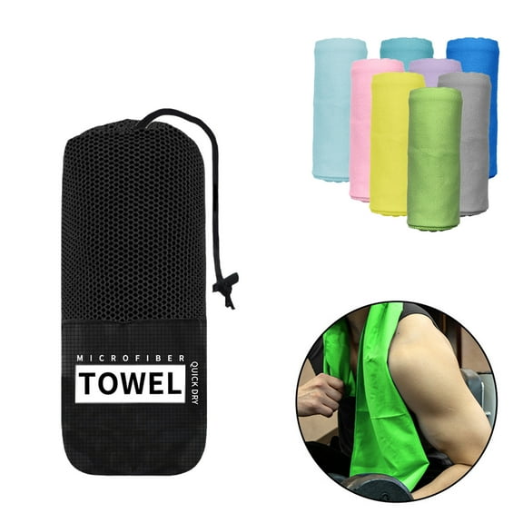 Iumwxz Beach Towel Storage Bag Outdoor Mesh Bag Breathable Polyester Fabric for Wet and Dry Items Portable Drawstring Tote for Swimwear Sports Gear