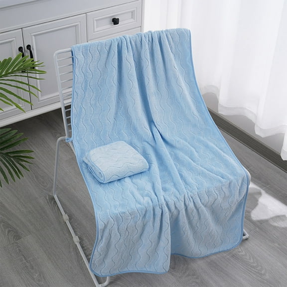 Iumwxz Extra Large Bath towel Set of 2 Oversized Bath Sheet Super Soft Absorbent Bathroom towel Set Microfiber Quick Dry Shower towel for Hotel Bath Gym xmas decorations&nbsp;clearance