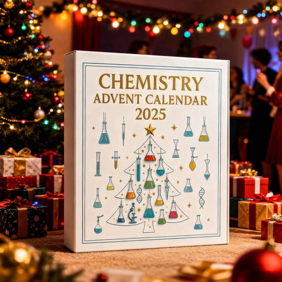Iumwxz Calendar Science Advent Calendar 24 Days Chemistry Experiments Kit Christmas Gift Box for Friends Science Enthusiasts Holiday Countdown Activity Educational Family Fun