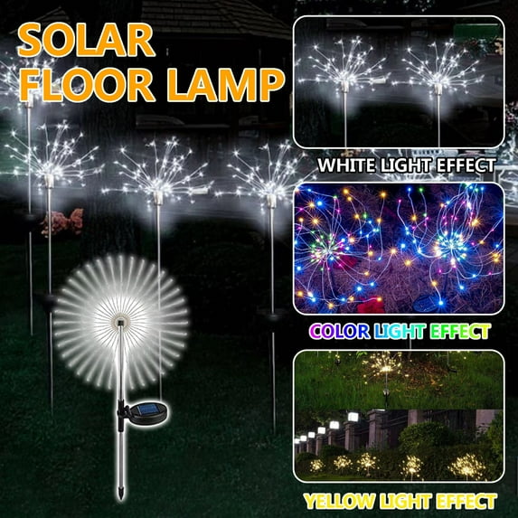 Iumwxz Christmas Courtyard Decoration 8 Function Setting Led Light Flower Arrangement Lamp 90 Lights Christmas Ornaments 37.4in (Shape Can Be Changed home decor christmas clearance outdoors indoor