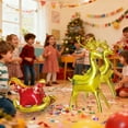 thumbnail image 1 of Iumwxz Christmas Deer Balloons Set of 3 Green Plastic 81x50cm Holiday Decorations for Indoor Outdoor Xmas Party Centerpiece Photo Background Props Durable Lightweight Material for Festive Atmosphere, 1 of 6