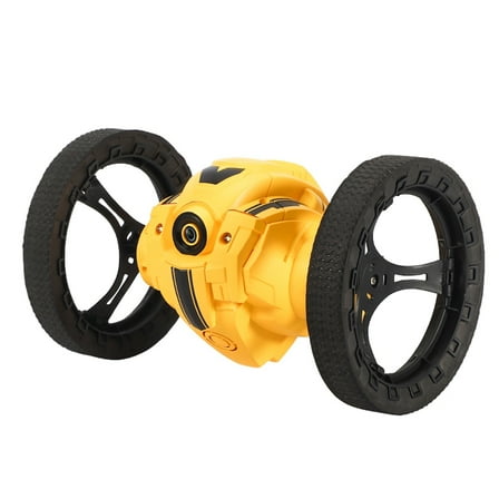 Iumwxz Clearance Sales Rc Bounce Car 2.4g Jumping Car with Wifi Camera 2.0mp Flexible Wheels Rotation Led Night Light Rc Robot Car Toys Christmas home decor christmas clearance outdoors indoor