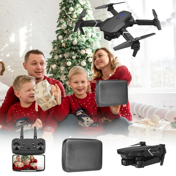 Iumwxz Drone with 1080p Hd Fpv Camera Remote Control Toys Gifts for Boys Girls with Altitude Hold Headless Mode Key Start Speed Adjustment Drones for Adults home decor christmas clearance indoor