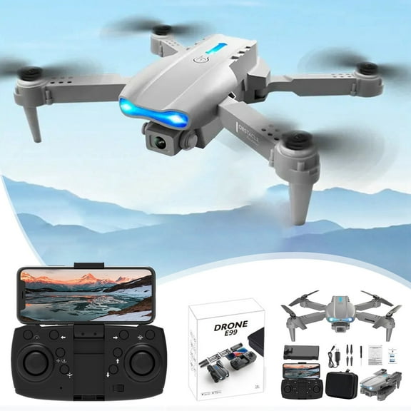 Iumwxz Drone with 1080p Hd Fpv Camera Remote Control Toys Gifts for Boys Girls with Altitude Hold Headless Mode Start Speed Adjustment Drones for Adults and home decor christmas clearance indoor