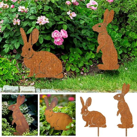 Iumwxz Easter Decorations Rabbits Ground Decoration Mama Bunny Garden Stake Easter Basket Stuffers Tax Free Weekend