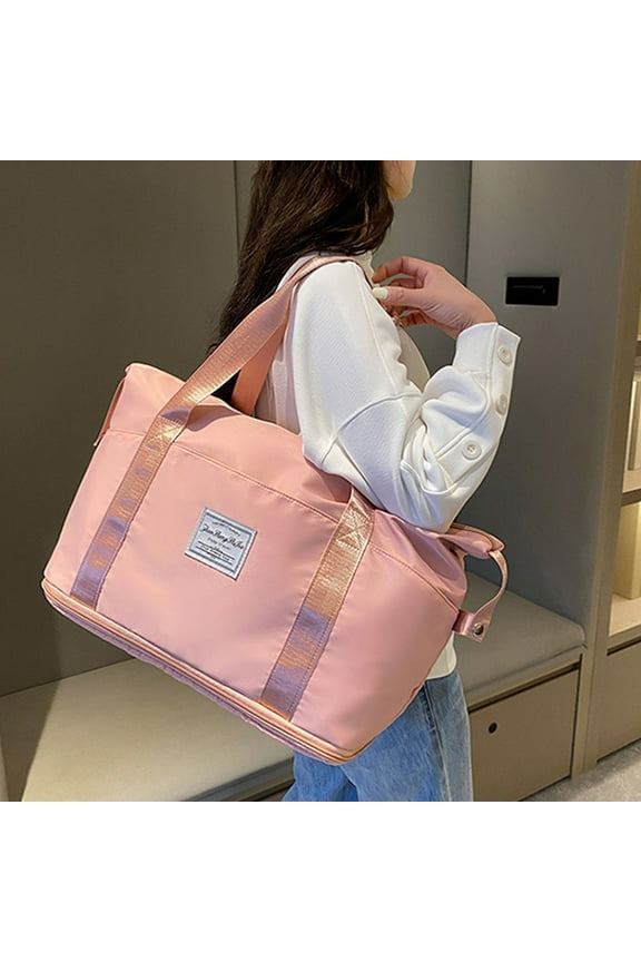 Expandable Gym Bags Duffle Bags for Sport and Weekend Travel Large Capacity Lightweight Overnight Bags for Men and Women Travel Duffel Bags Sports tote Ba Christmas