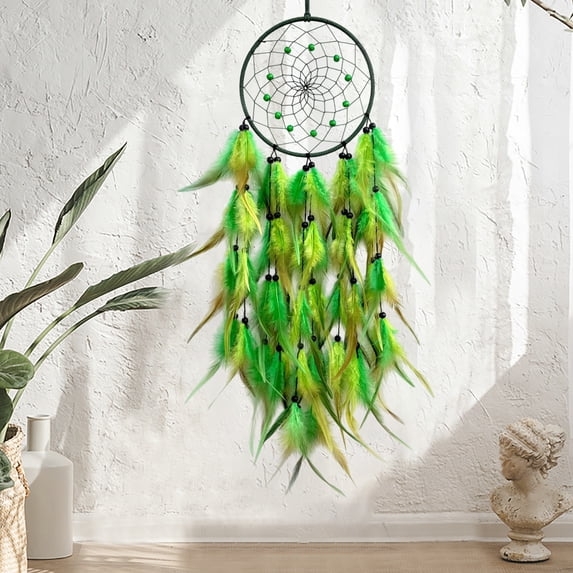 Iumwxz Fall Outdoor Living Feather Hanging Decoration Tree Of Life Woven Dreamcatcher Room Living Room Wall Decoration Hanging home decor christmas clearance outdoors indoor