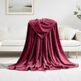 thumbnail image 1 of Iumwxz Flannel Bath towel Blanket Coral Fleece Blanket Farai Fleece Blanket Plain Flannel Blanket Yoga Blanket Coral Fleece Blanket Christmas Decorations Indoor, 1 of 5