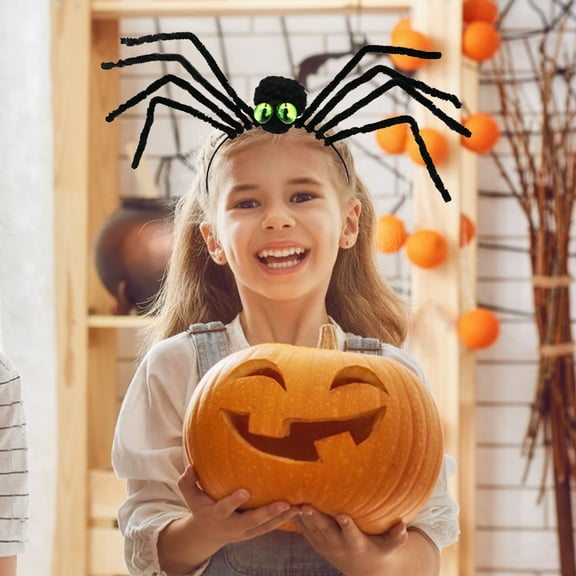 Iumwxz Halloween Spider Headdress Funny Spider Performance Masqueraden Hair Spider Headdress Headband Spider Decorations Spider Cute Funny Gift Hair Band Cloth 9.05x9.05x0.39in