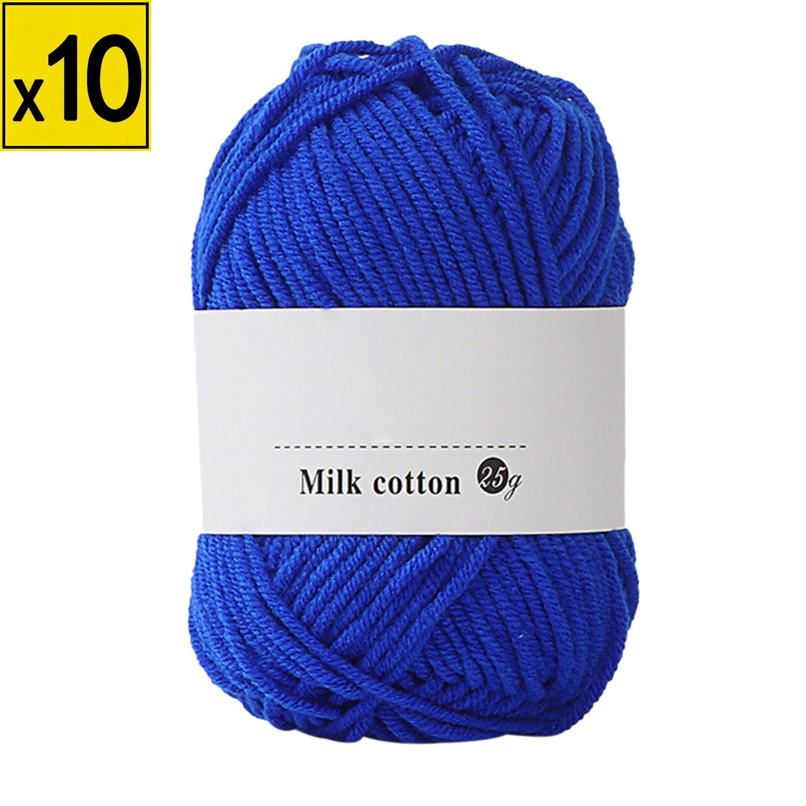 Iumwxz Hand Knitting Crochet Yarn, 25g Milk Cotton Acrylic Blend, Soft ...