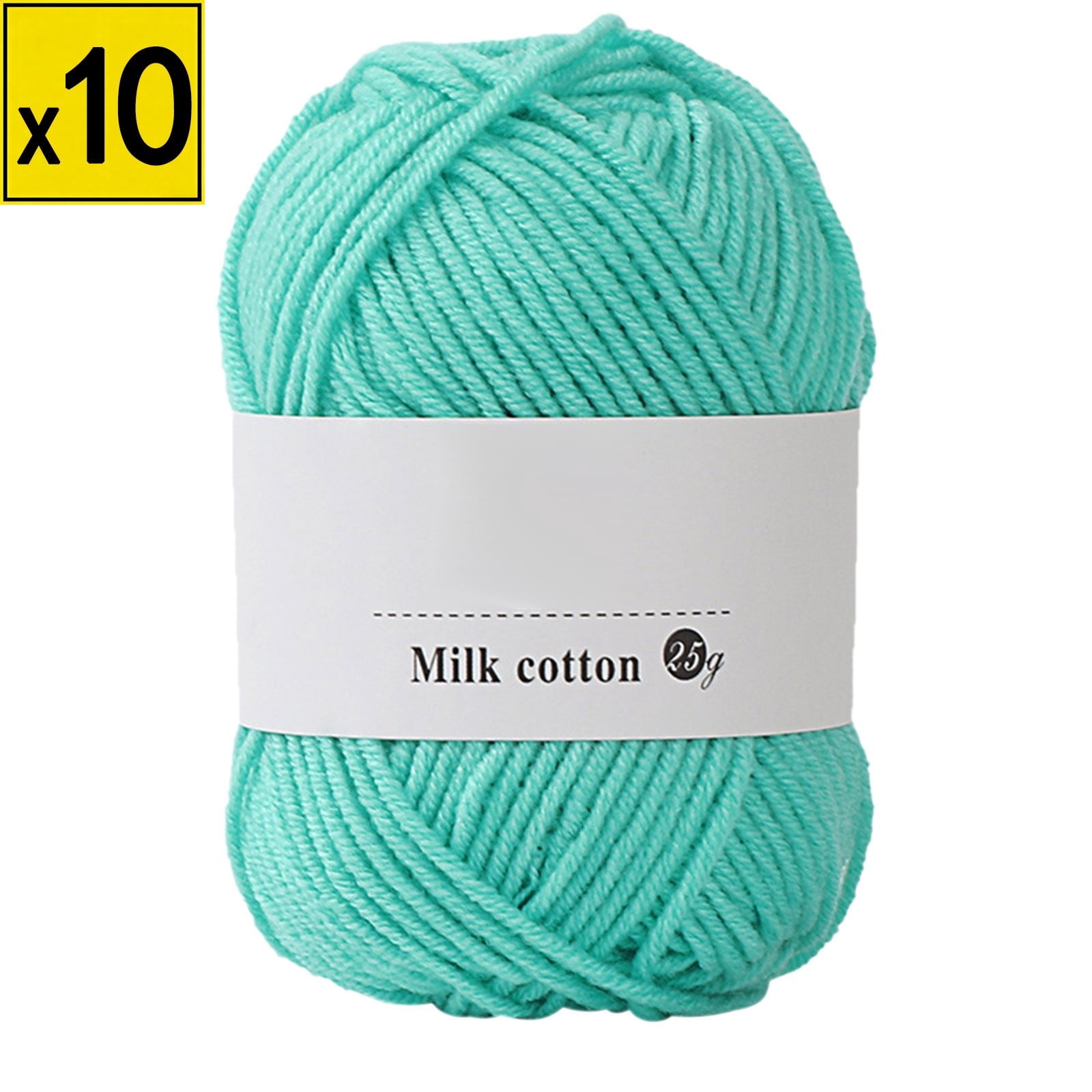 Iumwxz Hand Knitting Crochet Yarn, 25g Milk Cotton Acrylic Blend, Soft ...