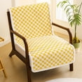 thumbnail image 1 of Iumwxz High Back Chair Cushion with Straps, Foldable Design for Patio Furniture, Outdoor Rocking Chairs and Porch Swings, Made of Polyester Fabric, Rainproof and Stain Proof, Indoor Outdoor Use, 1 of 6