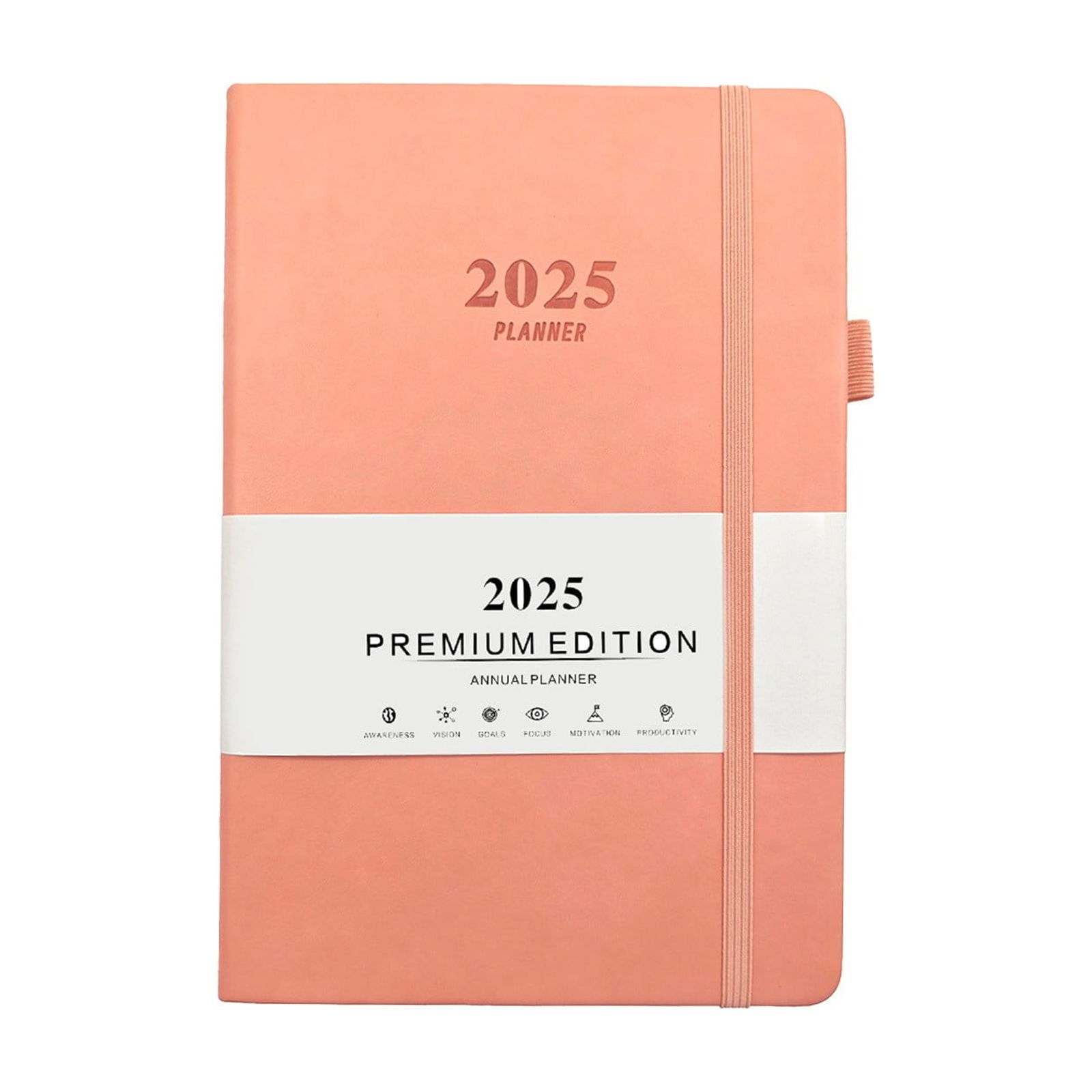 Iumwxz Iumwxz 2025 English Calendar Notebook A5 Daily Study Plan Office ...