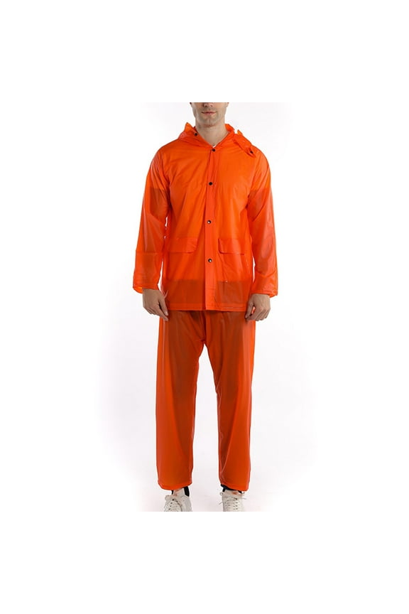 Men Women Pvc Adult Transparent Raincoat Outdoor Duty Raincoat Rain Pants Suit Rainstorm Proof Split Raincoat Christmas Ornaments Christmas Gifts Popular on Walmart christmas clearance