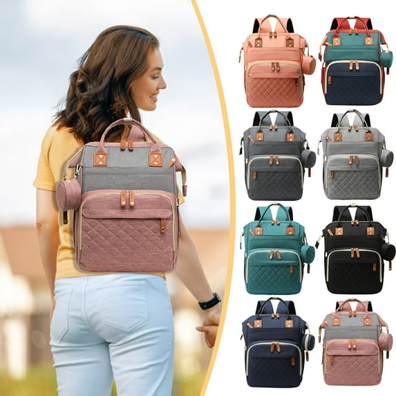 Iumwxz Mothers Day Gifts Large-Capacity Mummy Bag Multi-Functional Portable Mother'S Storage Backpack Lightweight Mother'S Multi-Compartment and Baby Bag When Going Out Gifts for Mom Nylon Deals