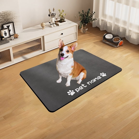 Iumwxz Pet Feeding Mat Diatom Mud Mat Non Slip Absorbent Mat Not Easy to Wear Out and Easy to Clean Suitable for Cats Dogs and Other Pet Christmas Decorations Indoor Home Decor