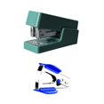 thumbnail image 1 of Iumwxz Plastic Mini Stapler with Staples and Staple Remover, 10 Sheets Capacity, Handheld Design for Office Home Indoor Supplies,Green, 1 of 7