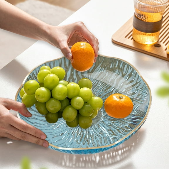 Iumwxz Plastic Spit Tray with Detachable Drainage Insert, Elevated Pedestal Fruit and Snack Serving Platter for Tabletop Display, Decorative Centerpiece for Kitchen Living Room, Easy to Clean