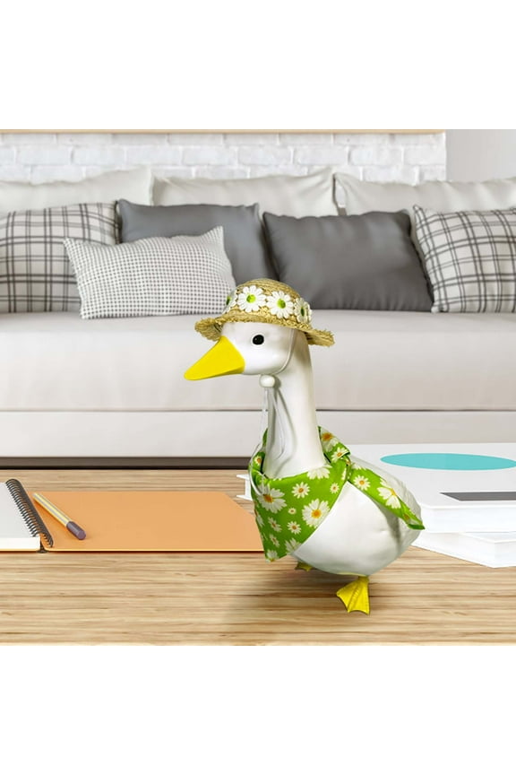 Porch Goose Outfits Bee Costume for Garden Geese Easter Decor with 23 Inch Size Fit Spring Summer Festive Lawn Goose Outfit Decoration Set for Holidays