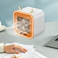 thumbnail image 1 of Iumwxz Portable Air Conditioner Fan with Ice Crystal Box, 3 Speed Settings and USB Power for Desktop Use, Automatic Oscillation for Home Office Bedroom Cooling and Humidifying, 1 of 7