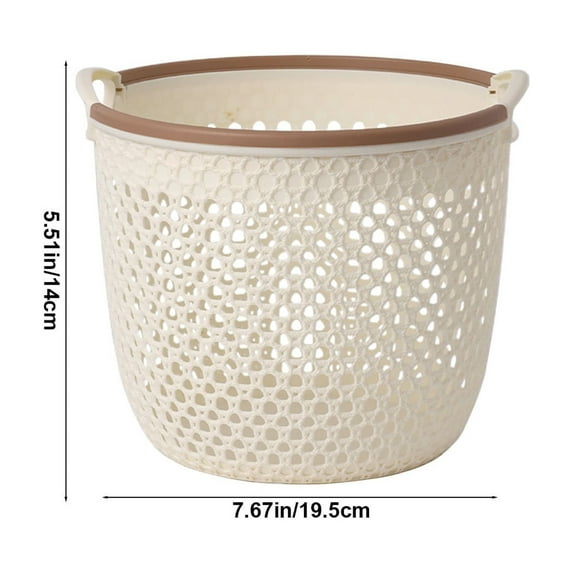 Iumwxz Portable Dirty Clothes Basket Dirty Clothes Storage Basket Hollow clothes baskets laundry plastic suitable for cloakroom closet bathroom bedroom home decor christmas clearance outdoors indoor