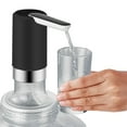 thumbnail image 1 of Iumwxz Portable Water Bottle Pump Dispenser for 5 Gallon Universal Bottles with USB Charging, Smart Quantitative Pumping 300ML 500ML 1000ML Continuous, Built in Rechargeable Battery for Home Outdoor, 1 of 7