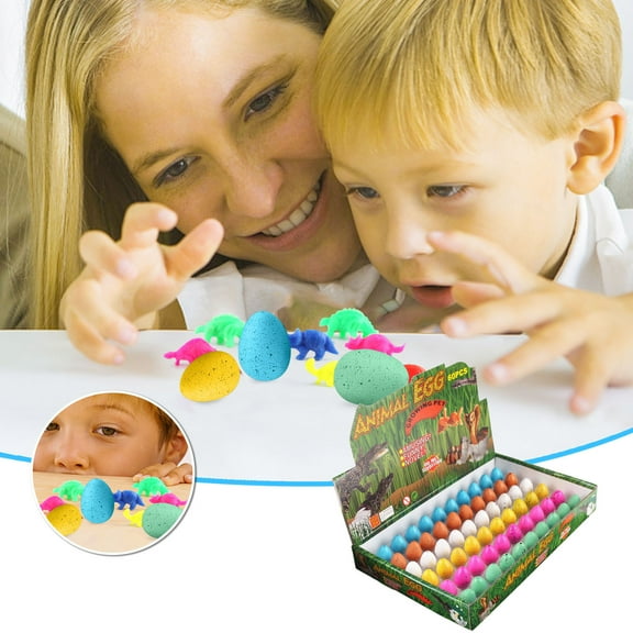 Iumwxz Reduced Price Hatching Growing Dinosaur 'S Science Educational Toys Small Black Cracked Dinosaur Hatching Deformed Dinosaur Toys home decor christmas clearance outdoors indoor