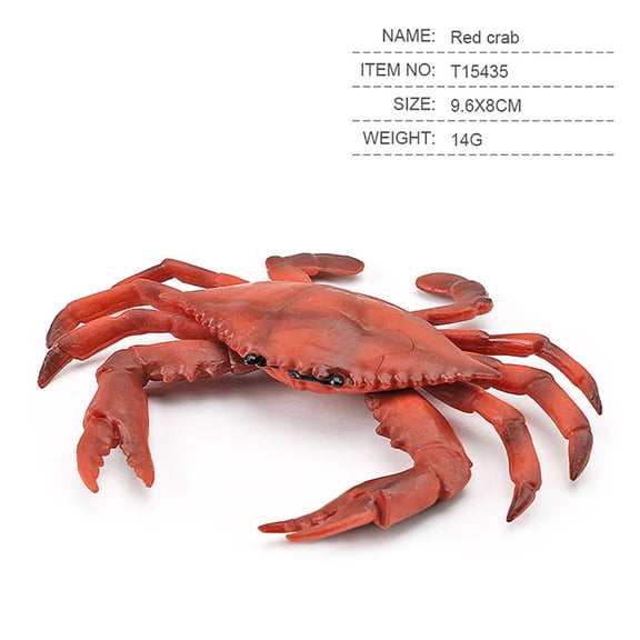 Iumwxz Rollbacks on Essentials Colorful Simulation Crab Sea Animals and Small Animals Suit Model Ornaments Toys Christmas Gifts home decor christmas clearance outdoors indoor