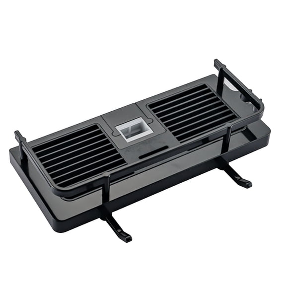 Iumwxz Shower Caddy Shelves Slide Bar for Shampoo Soap Holder with Stainless Steel Guardrail and Hanging Hook Punch Installation No Drill Needed Plastic Bathroom Shelf Organizer for Shower Rod