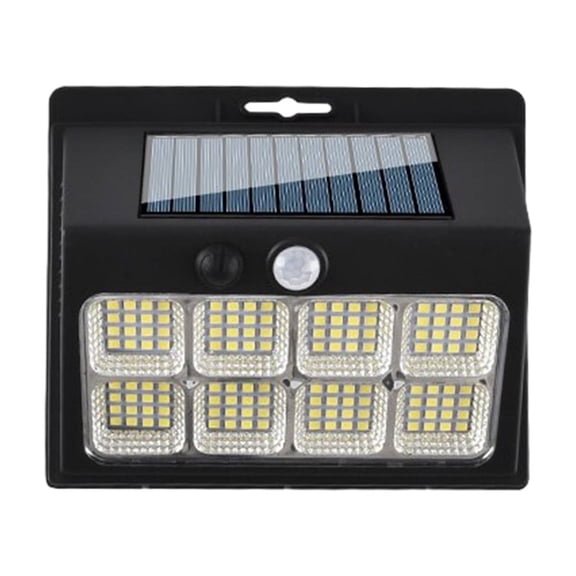 Iumwxz Solar Motion Sensor Wall Light, 3 Modes LED Security Light for Fence Yard Garden Patio Front Door, Solar Powered Outdoor Light with 220° Detection Range