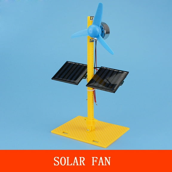 Iumwxz Solar Power Generator Motor Mini Fan Panel Science Education Model Kit Toys Christmas Gifts home decor christmas clearance outdoors