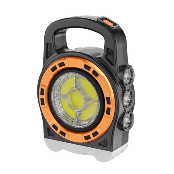 Iumwxz Solar Powered 3 in 1 Camping Lantern and Flashlight with COB LED, USB Charging, Emergency Phone Charger, Waterproof for Outdoor Hiking Fishing and Home Use