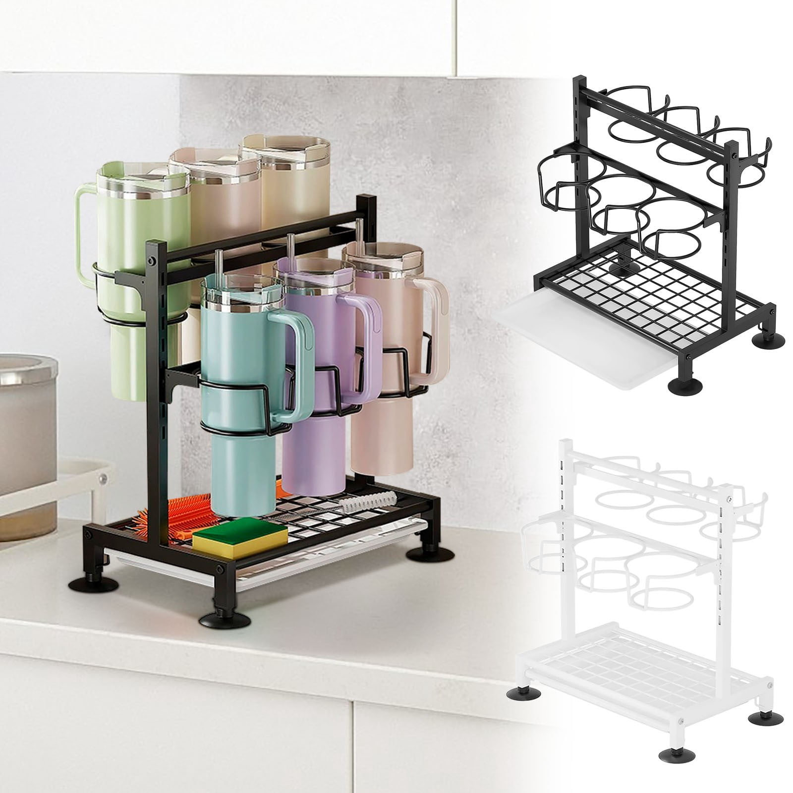 Iumwxz St Patricks Day Decorations Water Cup Drains Rack Ice Cream Cup ...