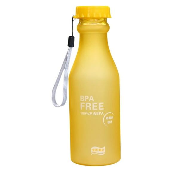 Iumwxz 550ml Large Plastic Water Bottle Transparent Matte Water Bottle Portable Not Easy to Break Water Cup Outdoor Sports Travel Water Bottle Portable home decor christmas clearance outdoors indoor