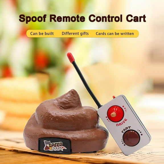 ufeghfjh Tax Free Weekend Decompression Toy Remote Control Poop Car Funny Spoof Novelty Trick Toy Toys Christmas Gifts home decor christmas clearance outdoors indoor