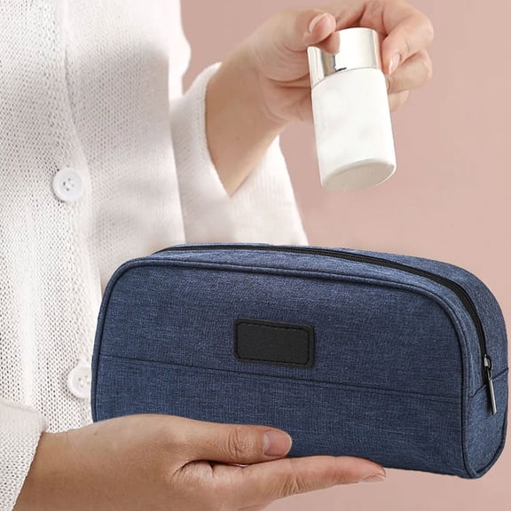 Iumwxz Travel Toiletry Bag for Women and Men Waterproof Foldable Shaving Bag with Large Capacity Storage for Bathroom Supplies and Travel Essentials Oxford Cloth Material