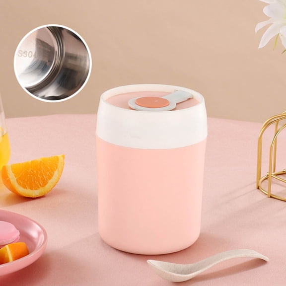 Iumwxz Traveling Cup with Spoon Breakfast Cup Scalding Microwave Sealing Soup Cup Student Hand Water Cup home decor Christmas home decor christmas clearance outdoors indoor