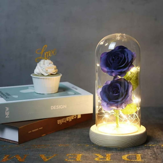 Iumwxz Valentines Day Gifts for Kids Romantic Glass Rose Wedding Decoration Home Furnishing Holiday Gifts Reduced Price Kids' Valentine'S Day Trending On Social